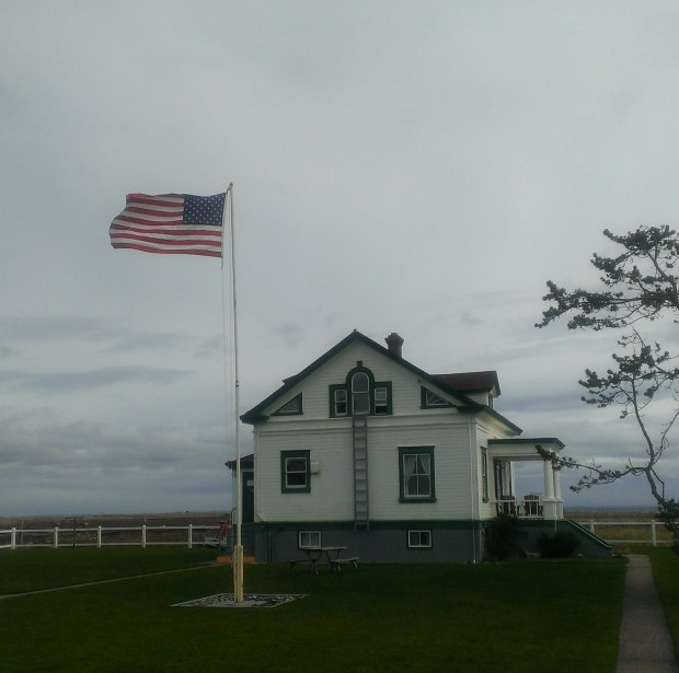 Volunteer's house on the spit.